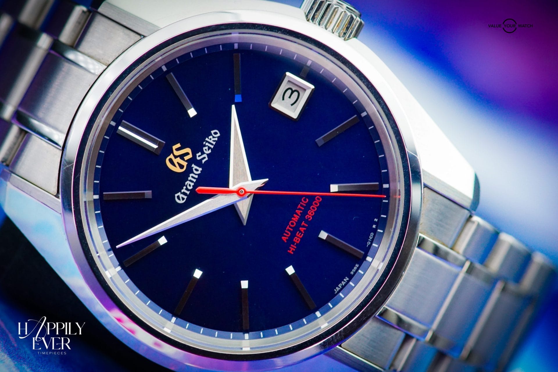 Grand Seiko “Superman” | Ref. SBGH281 | Hi-Beat 36000 Seasons Collection | Blue Dial | 40mm | Stainless Steel | 2020 | Full Set | - Image 8