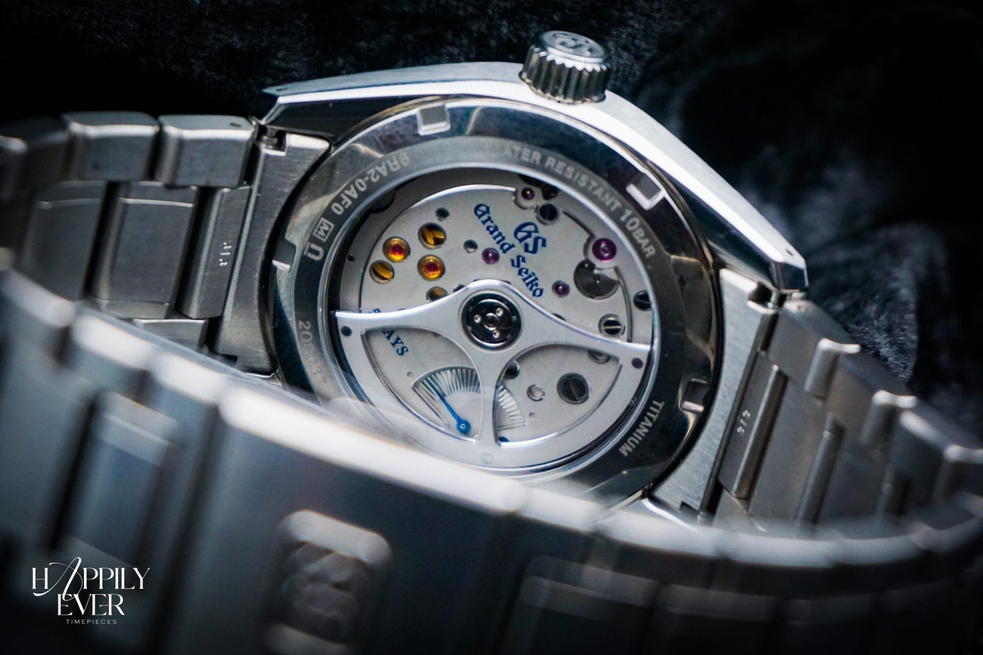 Grand Seiko “Lake Suwa” | Ref. SLGA019 | Spring Drive Seasons Collection | Blue Dial | 40mm | Titanium | 2023 | Full Set | - Image 9