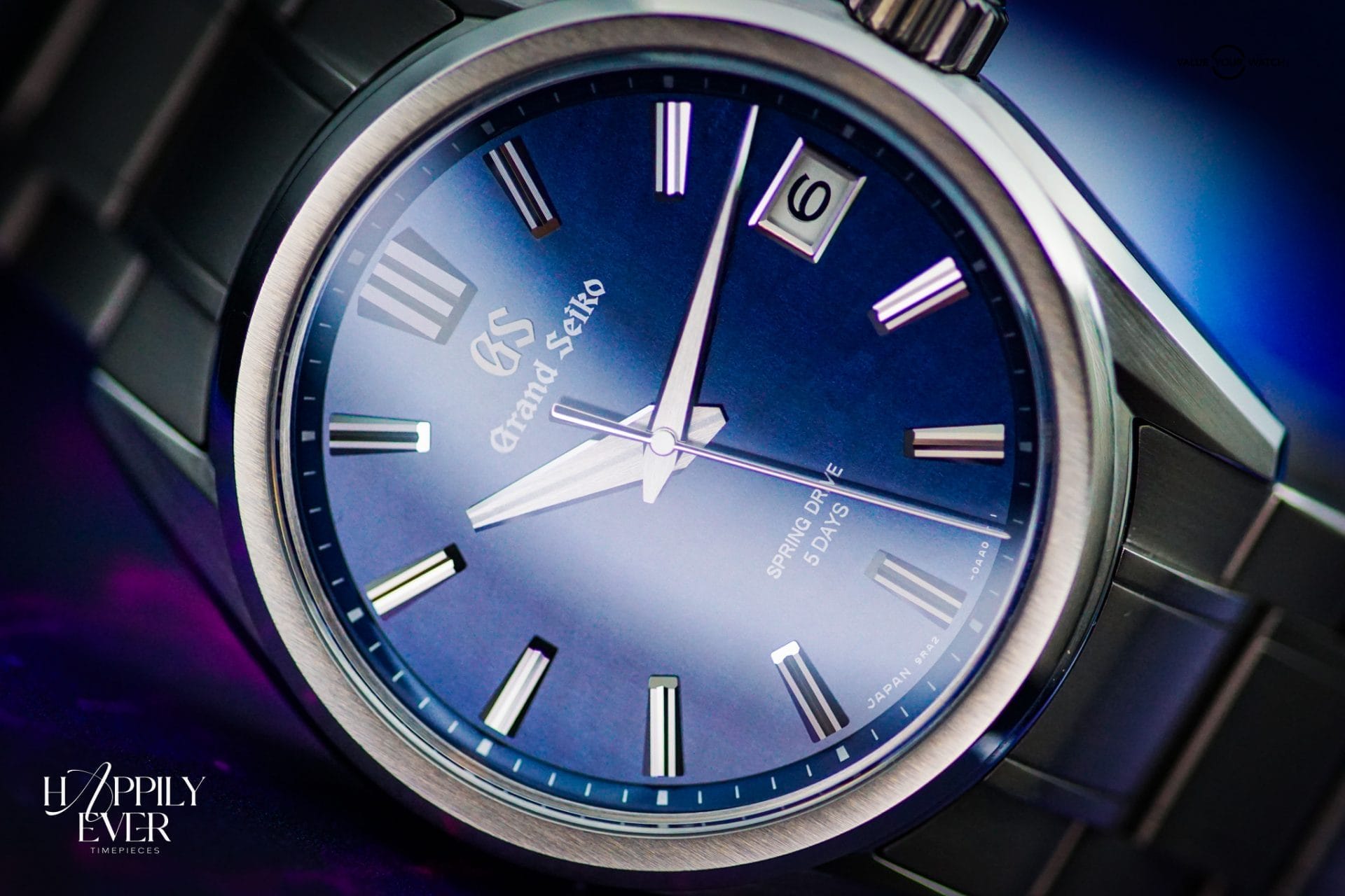 Grand Seiko “Lake Suwa” | Ref. SLGA019 | Spring Drive Seasons Collection | Blue Dial | 40mm | Titanium | 2023 | Full Set | - Image 16