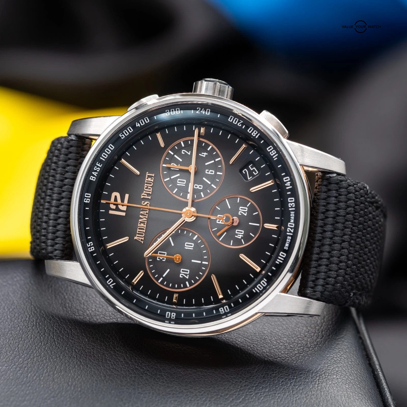 Audemars Piguet Code 11.59 Chronograph Rose & White Gold Men's Watch - 26393CR - Image 16