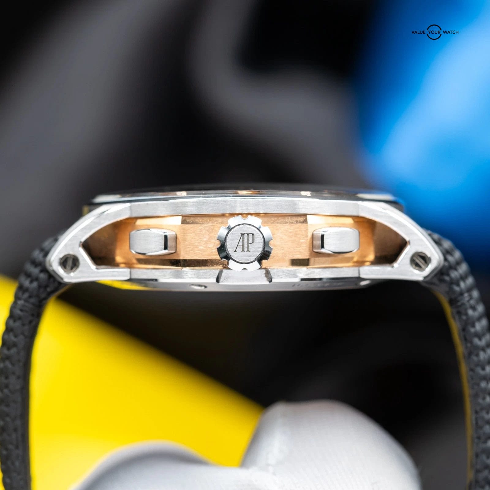 Audemars Piguet Code 11.59 Chronograph Rose & White Gold Men's Watch - 26393CR - Image 4