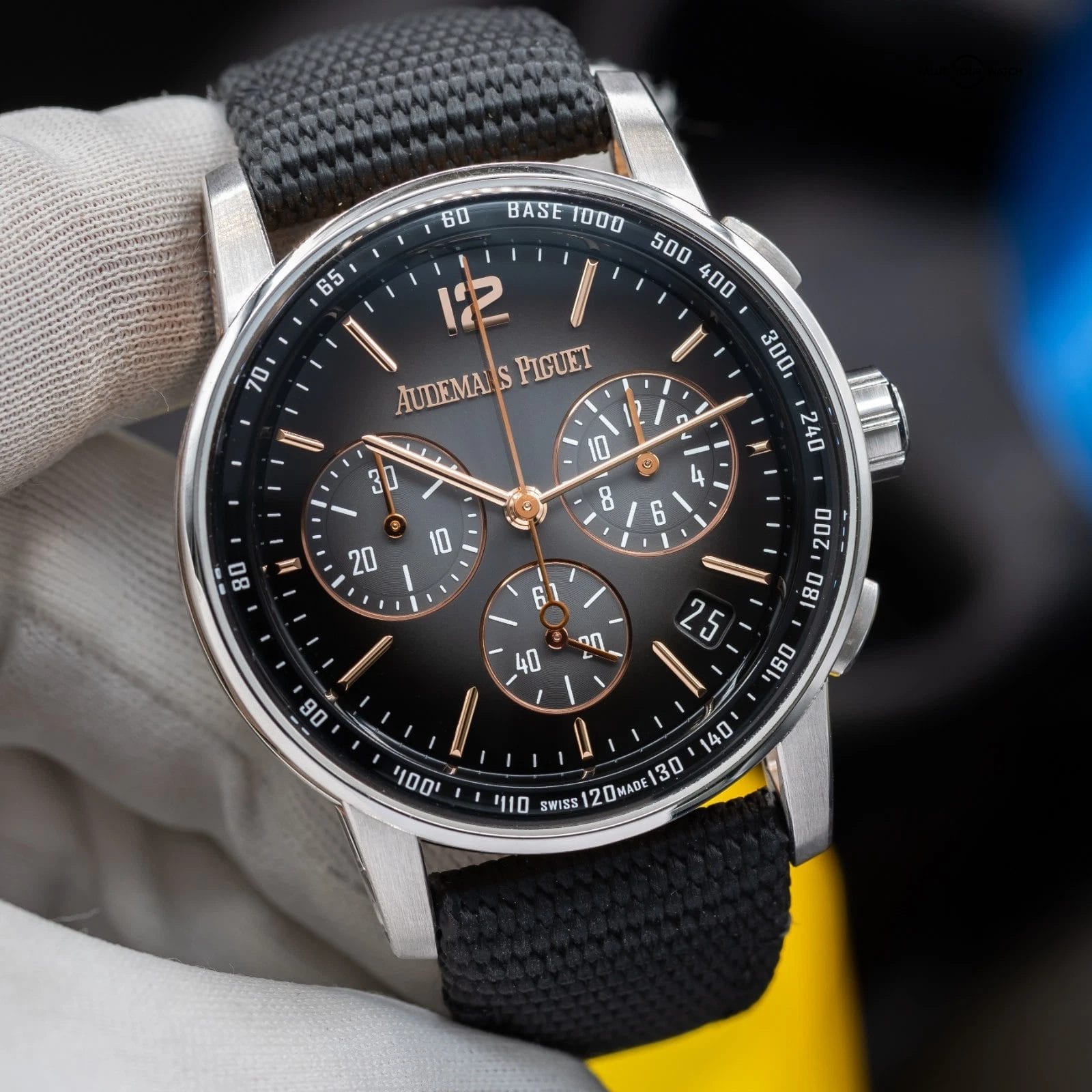 Audemars Piguet Code 11.59 Chronograph Rose & White Gold Men's Watch - 26393CR - Image 6