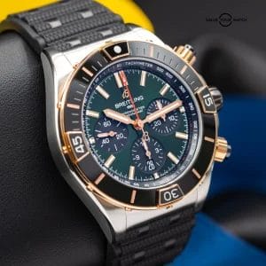 Breitling Super Chronomat B01 44 Green Dial Chronograph Men’s Watch UB0136