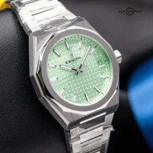 Zenith Defy Skyline Sunburst Green Watch – 03.9400.670/61.I001 New & Unworn Set