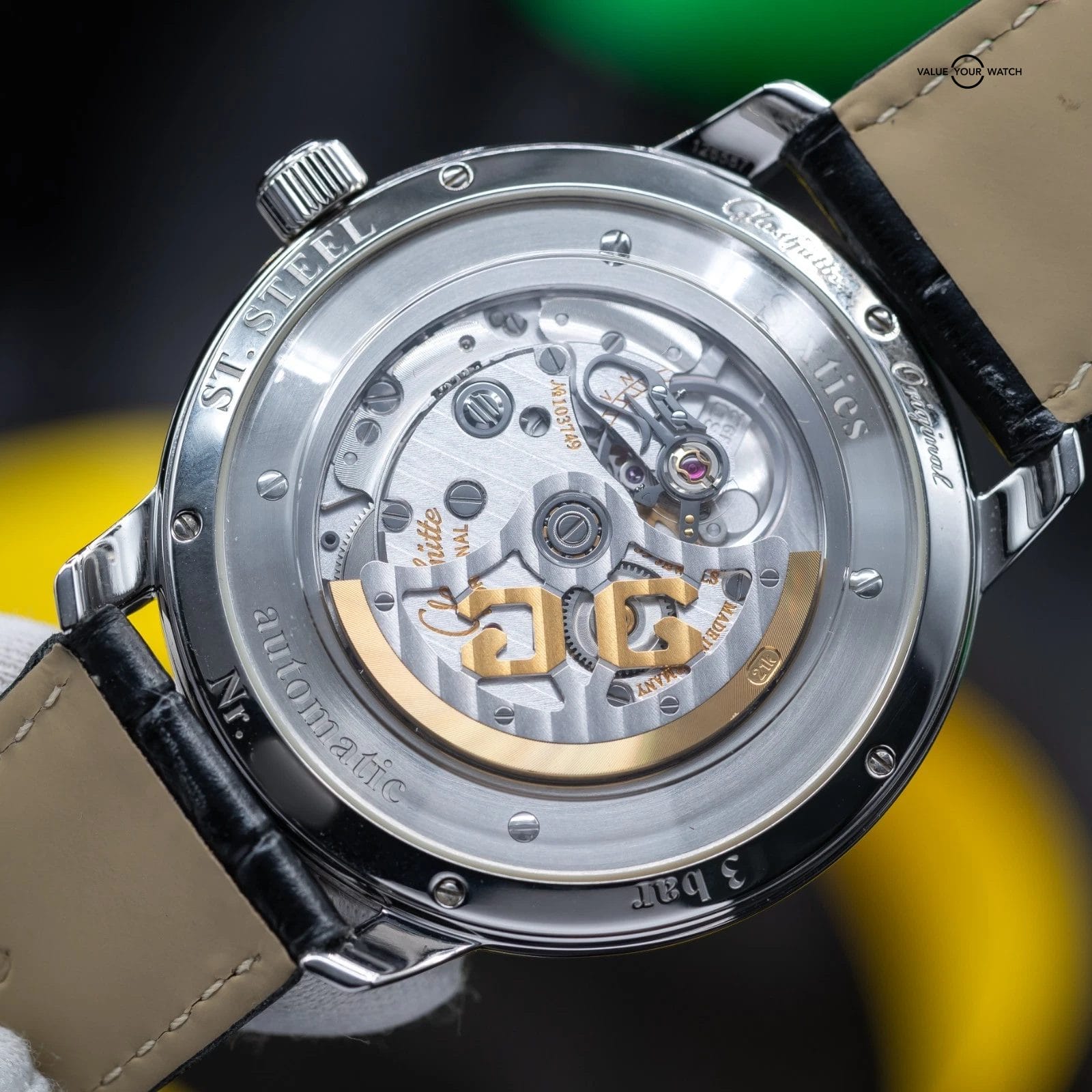 Glashutte Original Sixties Panorama Date Green Dial ref. 2-39-47-04-02-01 - Image 14