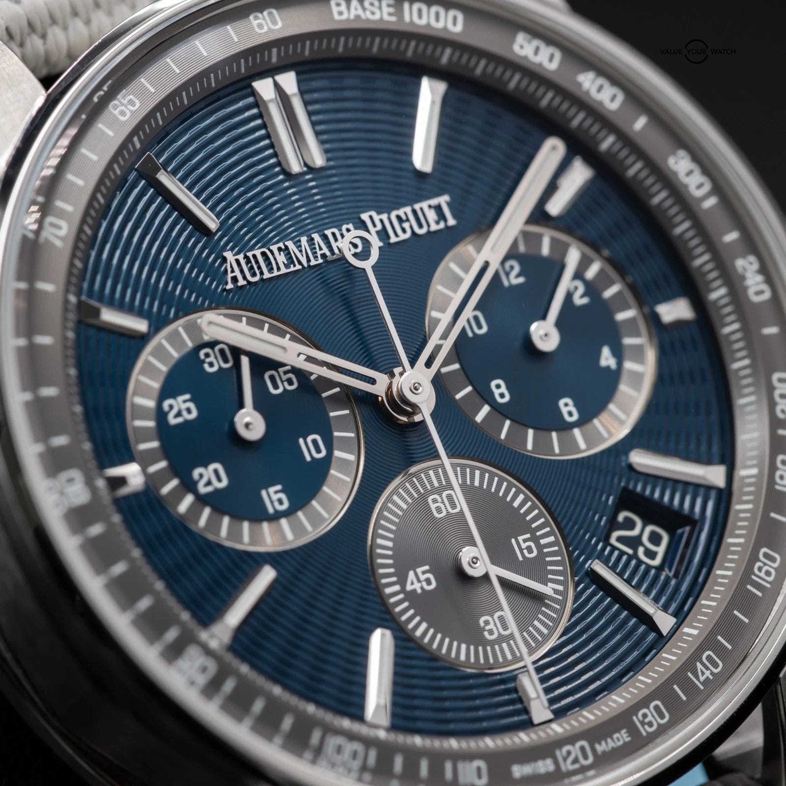 Audemars Piguet Code 11.59 Chronograph 41mm Blue Dial 26393ST NEW & UNWORN - Image 5