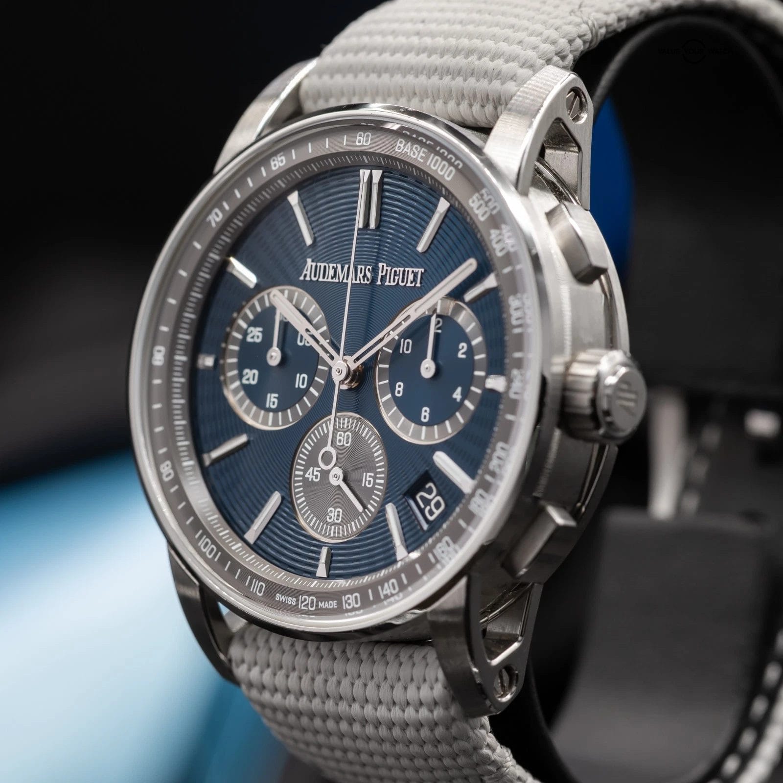 Audemars Piguet Code 11.59 Chronograph 41mm Blue Dial 26393ST NEW & UNWORN - Image 8