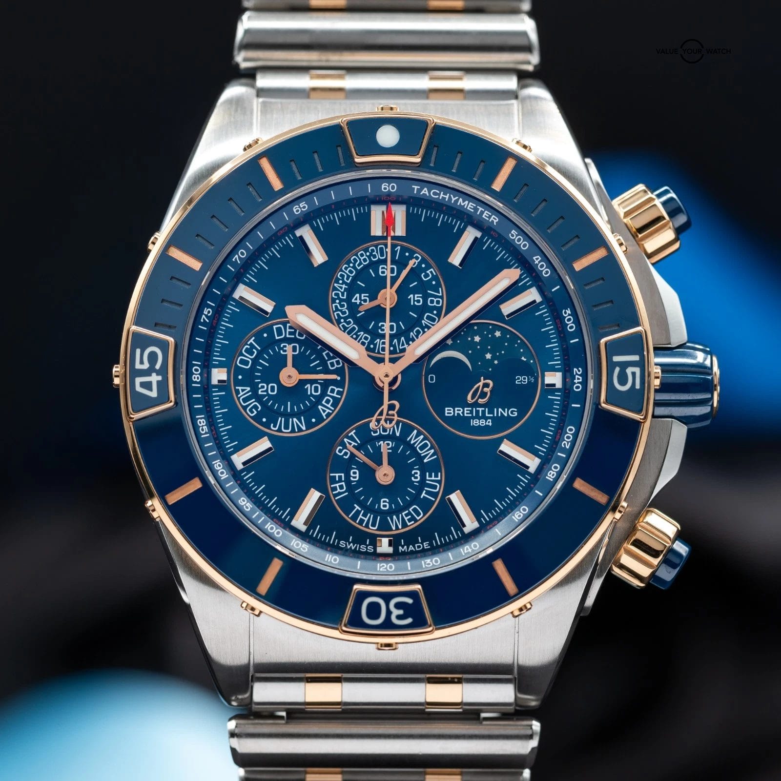 Breitling Super Chronomat 44 Rose Gold Four-Year Calendar U19320161C1U1 - Image 2