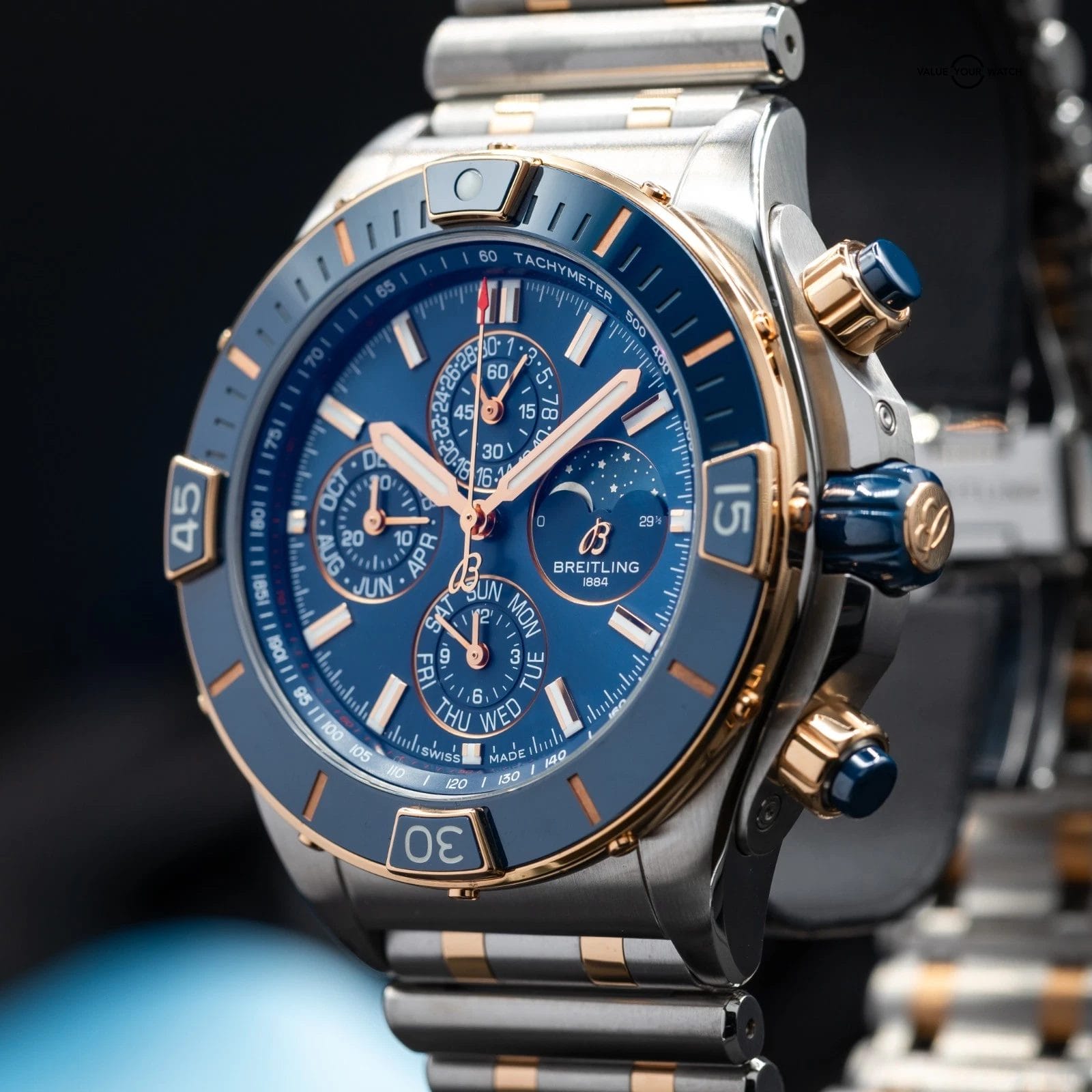 Breitling Super Chronomat 44 Rose Gold Four-Year Calendar U19320161C1U1 - Image 5