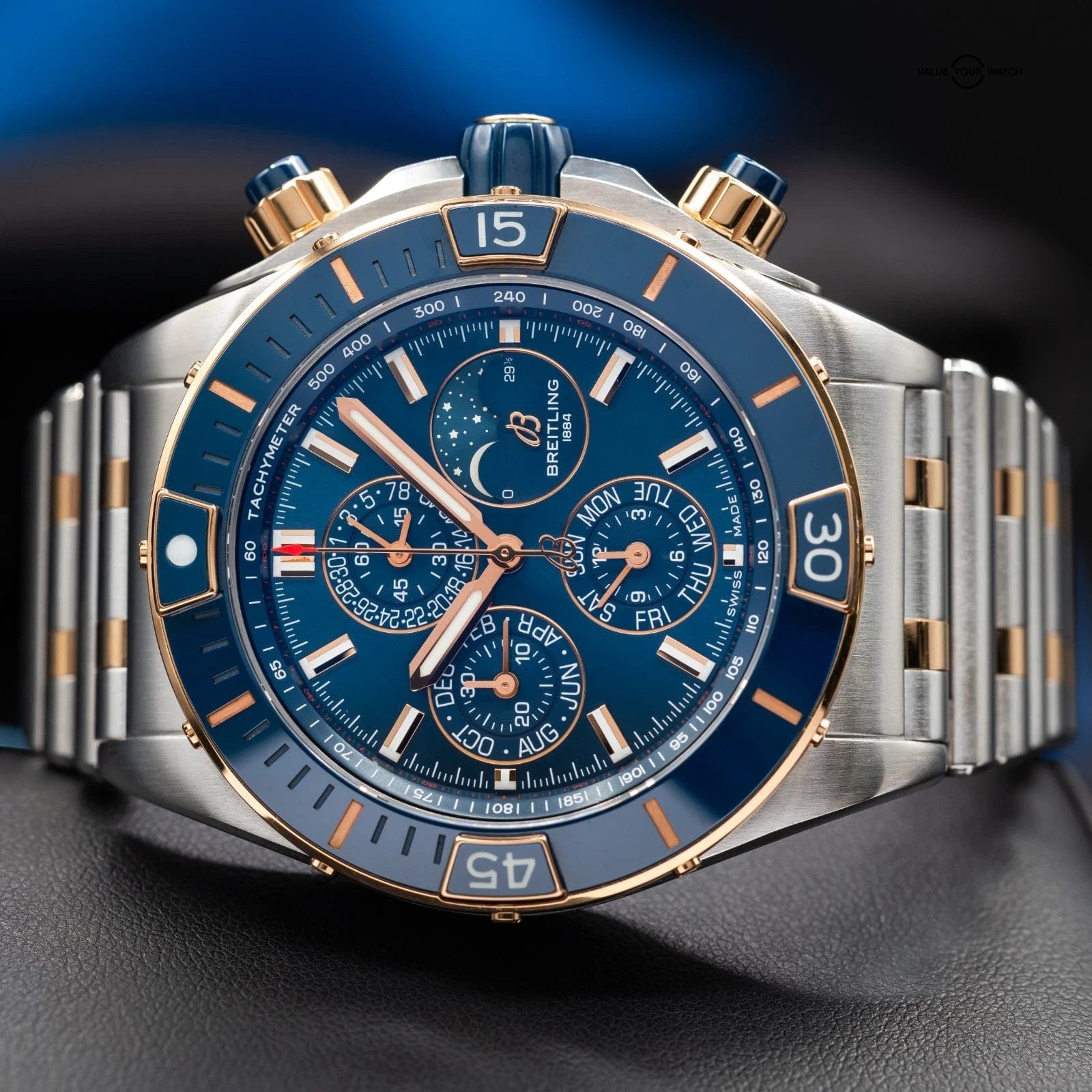 Breitling Super Chronomat 44 Rose Gold Four-Year Calendar U19320161C1U1 - Image 10