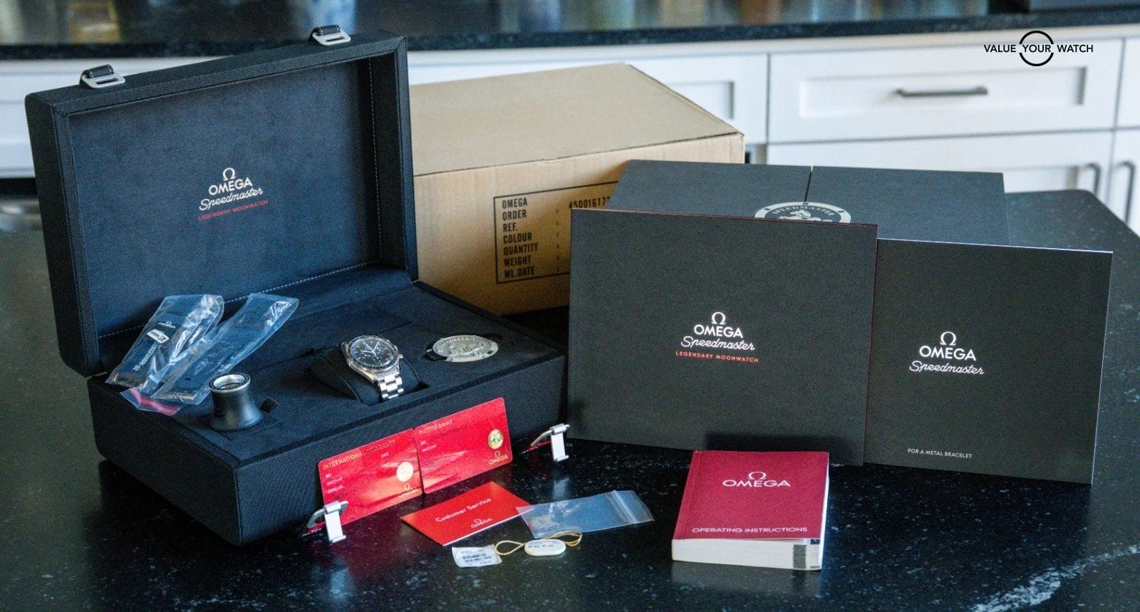 Omega Speedmaster Professional Moonwatch COMPLETE 42mm 311.30.42.30.01.005 - Image 6