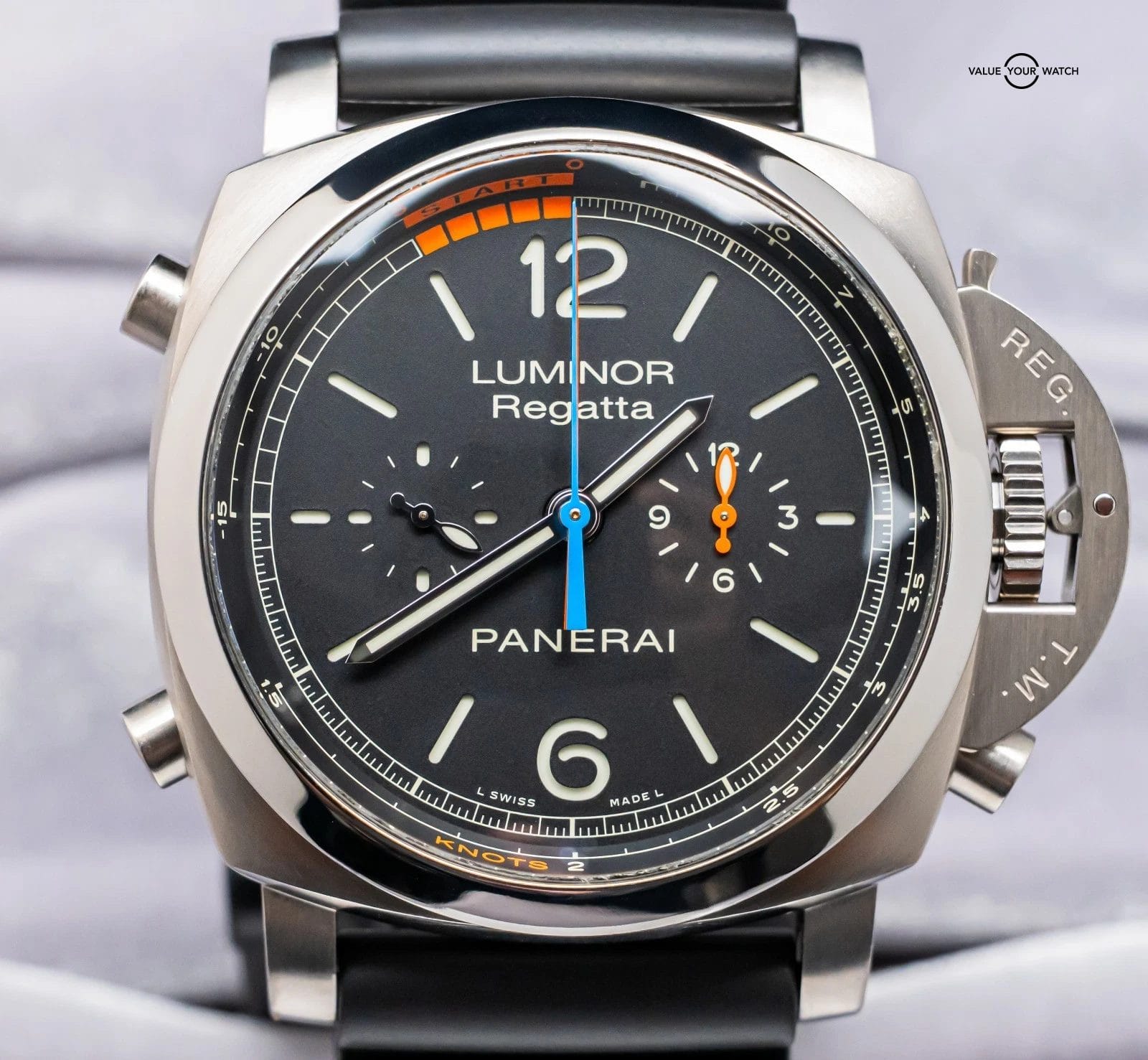 Panerai 526 Luminor Regatta Chrono Flyback Titanio Complete 47mm PAM00526 PAM526
