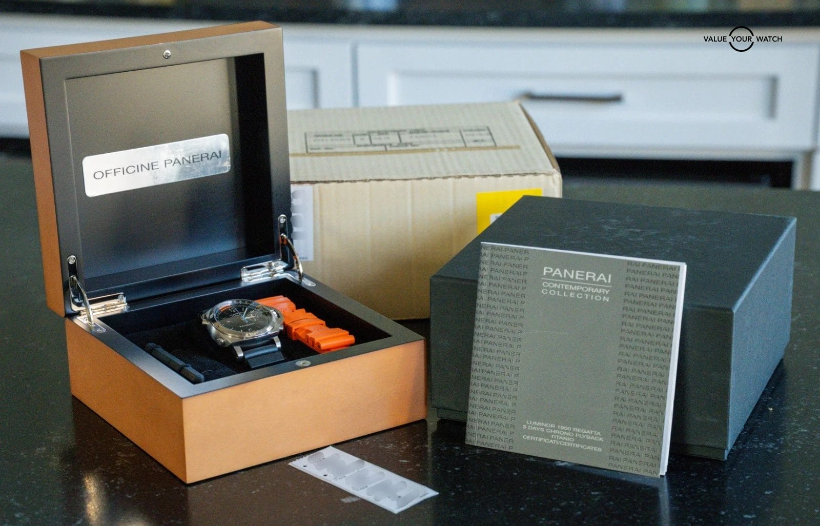 Panerai 526 Luminor Regatta Chrono Flyback Titanio Complete 47mm PAM00526 PAM526 - Image 6