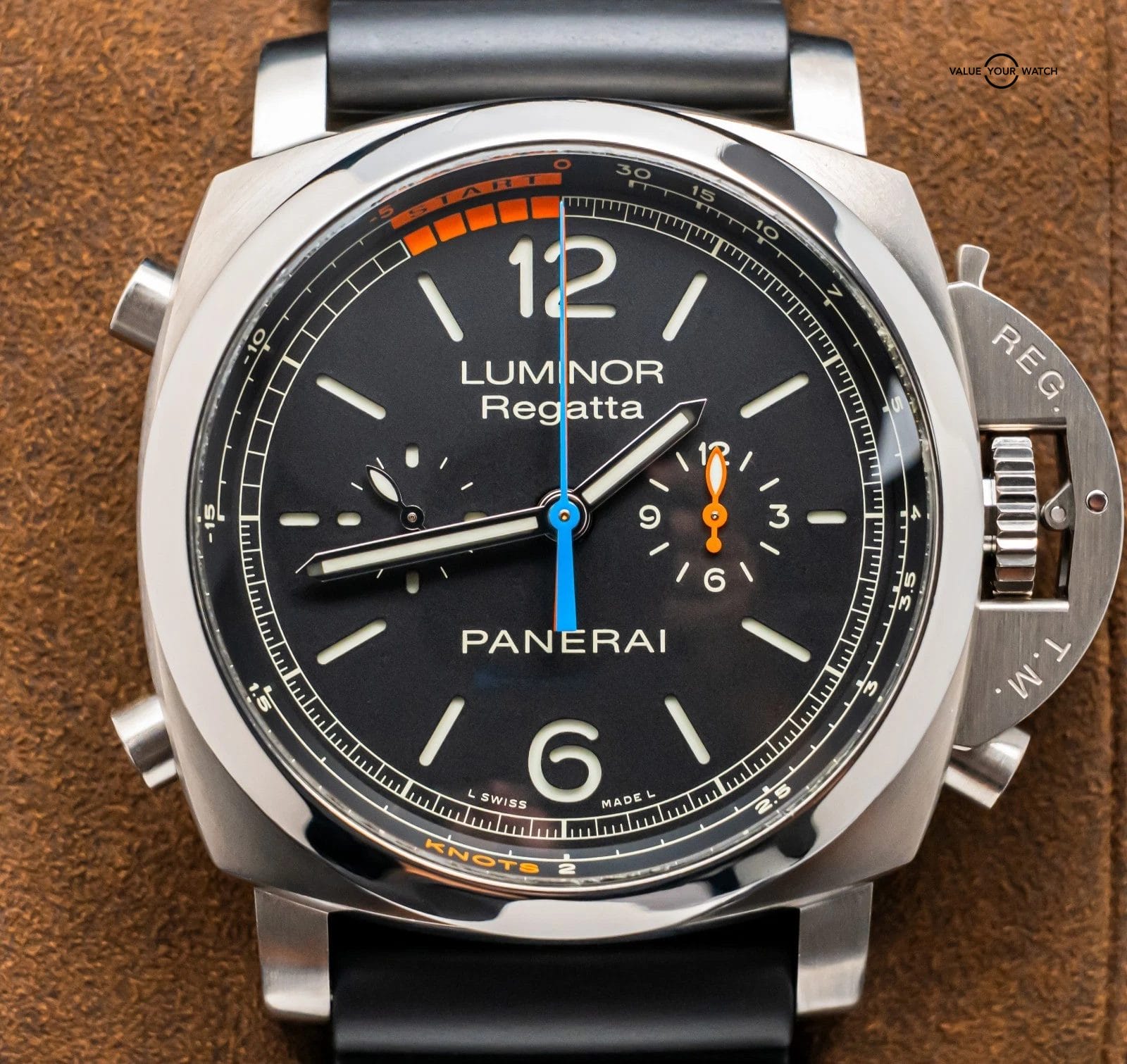 Panerai 526 Luminor Regatta Chrono Flyback Titanio Complete 47mm PAM00526 PAM526 - Image 7