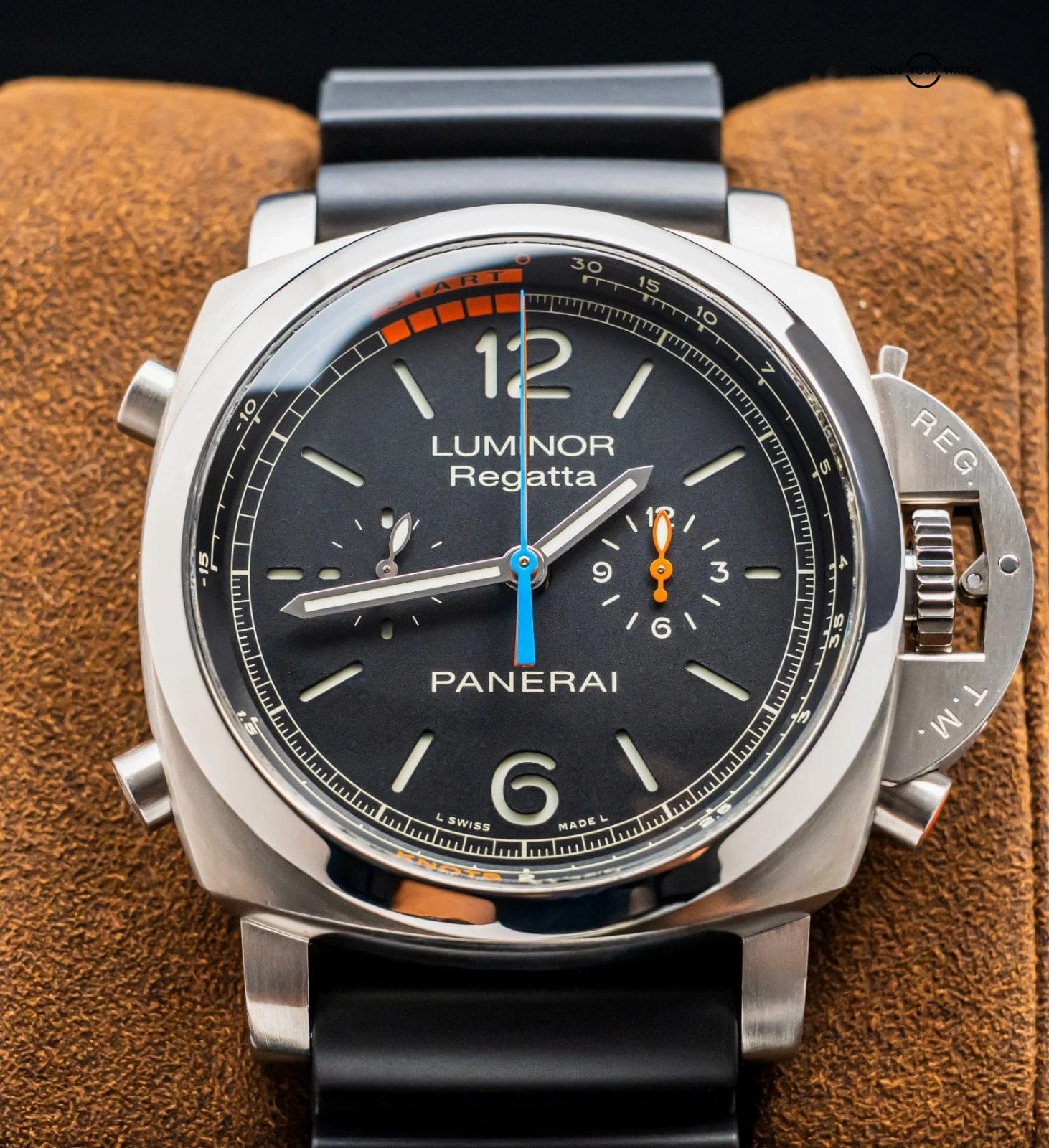 Panerai 526 Luminor Regatta Chrono Flyback Titanio Complete 47mm PAM00526 PAM526 - Image 14