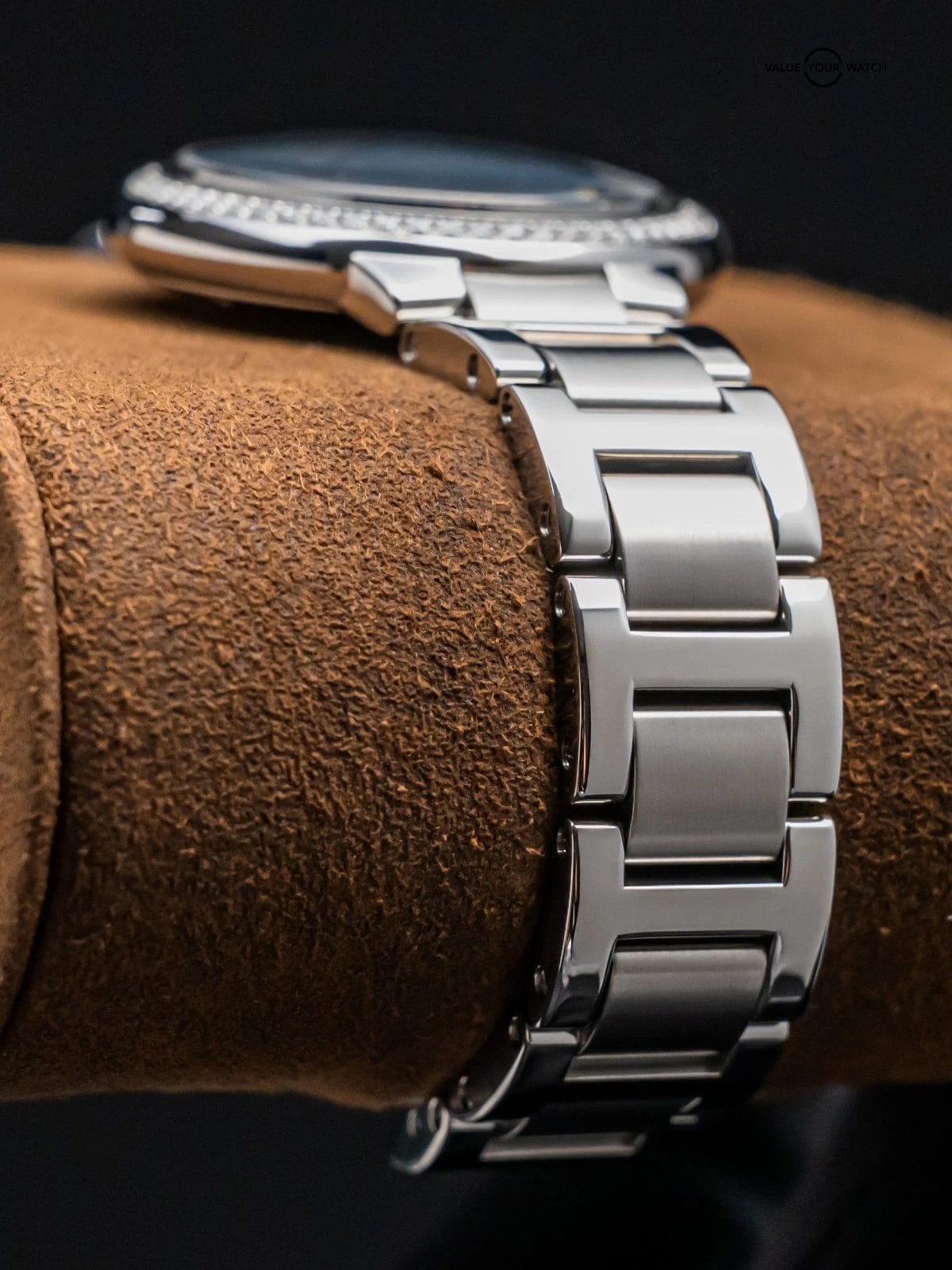 Cartier Ballon Bleu 33 mm Ice Blue Dial DIAMONDS Complete WARRANTY W4BB0028 - Image 12