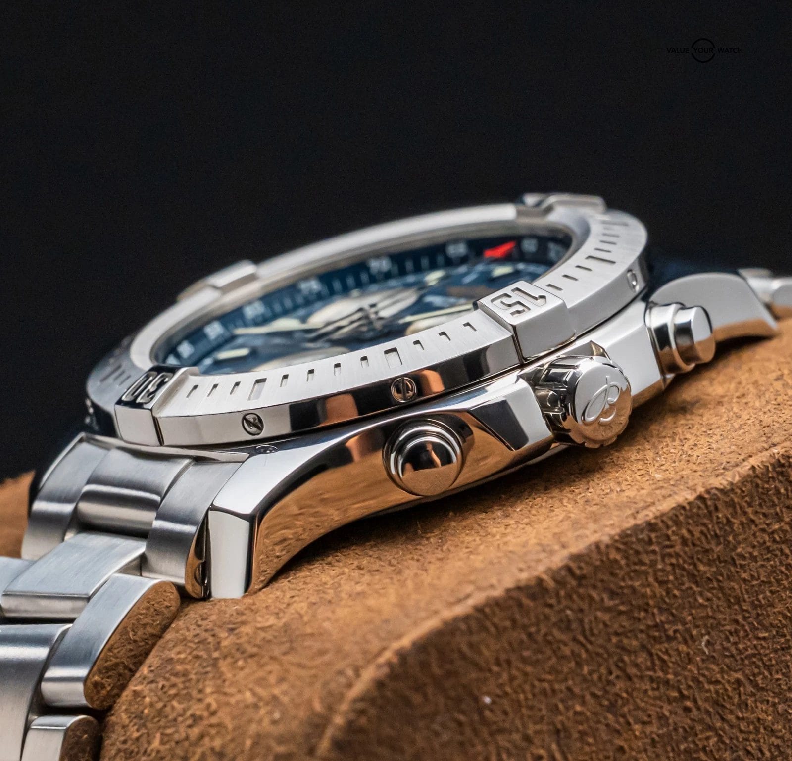 Breitling Colt Chronograph 44mm Mariner Blue Dial Complete Steel Quartz A73388 - Image 8