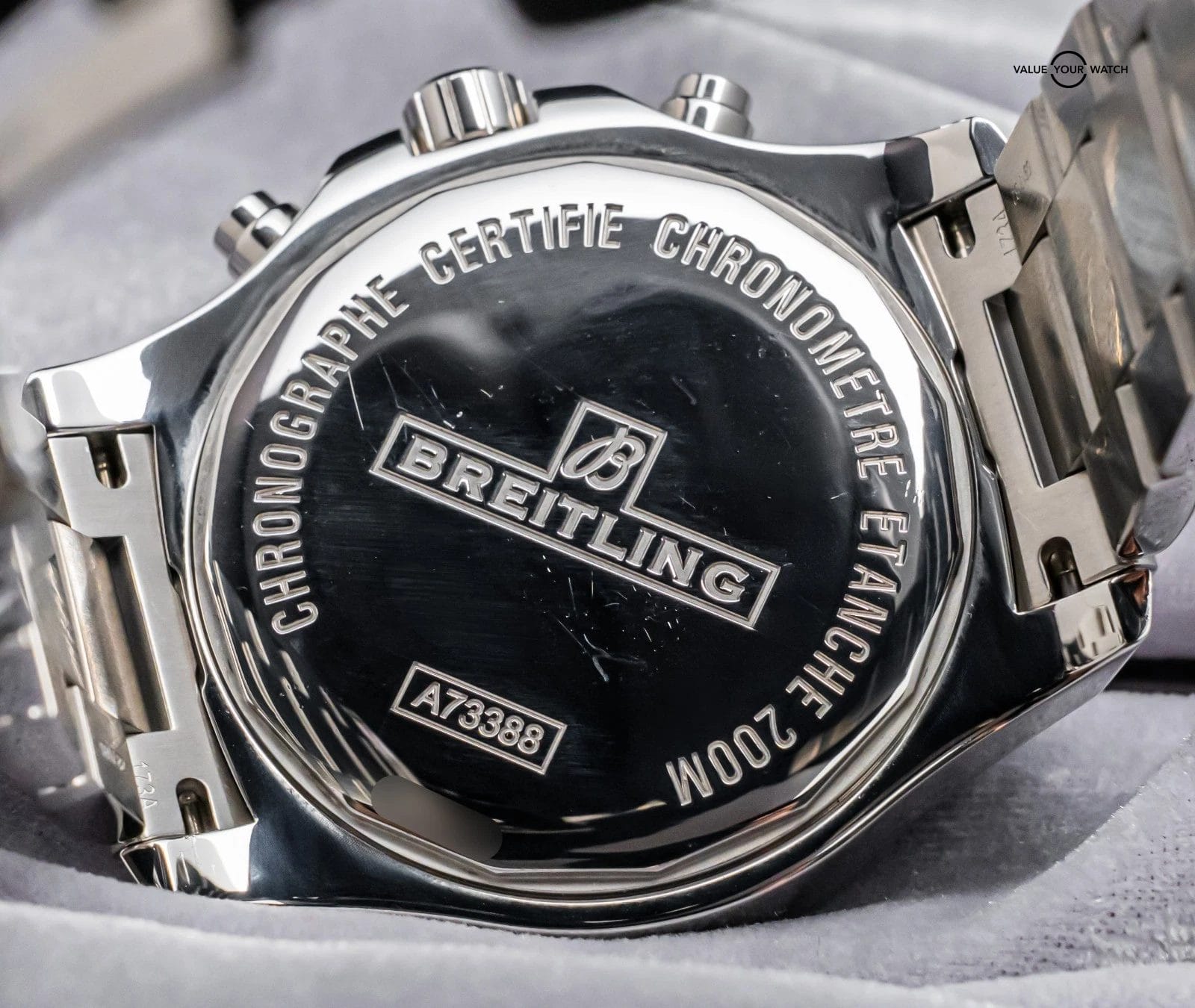 Breitling Colt Chronograph 44mm Mariner Blue Dial Complete Steel Quartz A73388 - Image 16