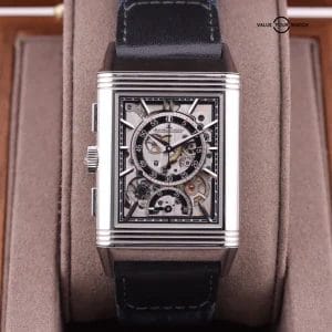 JLC Reverso Tribute Chronograph | ref. Q389848J | 2024 Complete Set