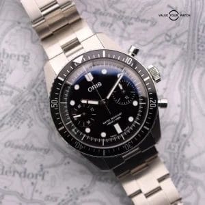 Oris Divers Sixty Five Chronograph Black Watch – 01 771 7791 4054 Unworn