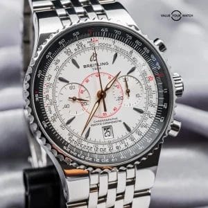 Breitling Navitimer Montbrillant Legende 47 mm Silver White Dial Complete A23340