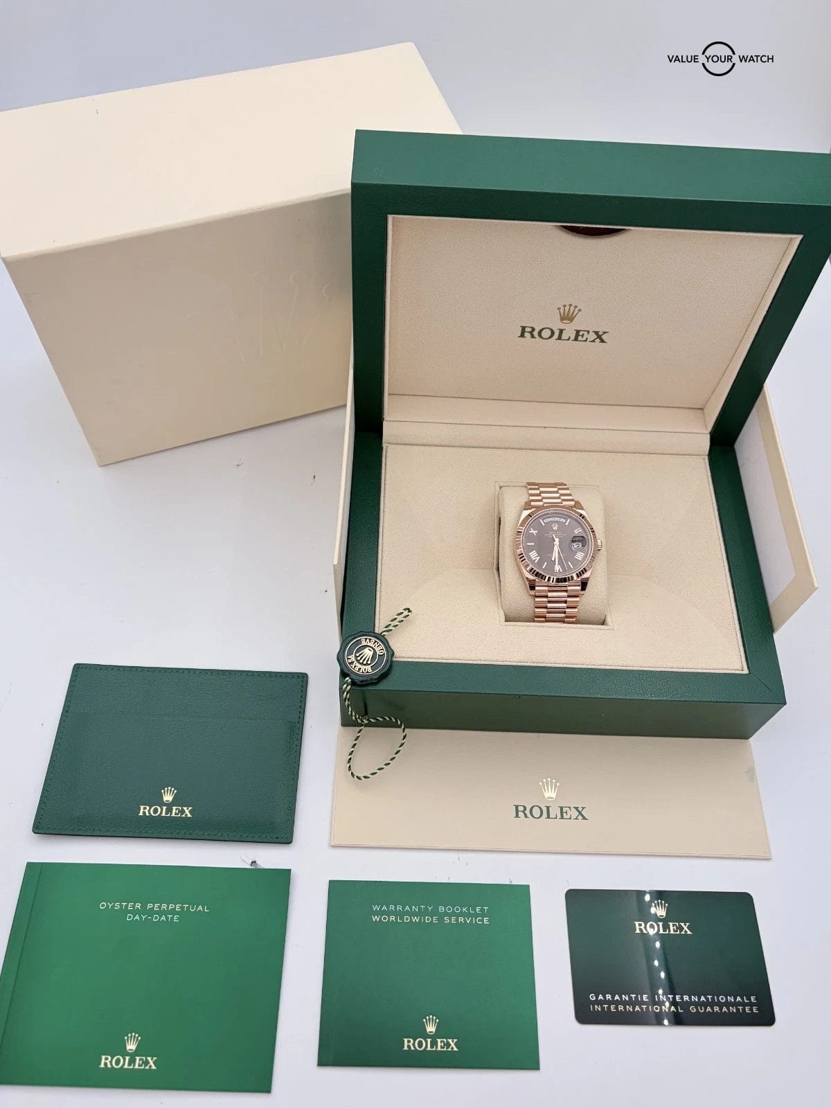 2023 Rolex Day-Date 40 President Chocolate Roman DIal 228235 BOXES/PAPERS! - Image 4