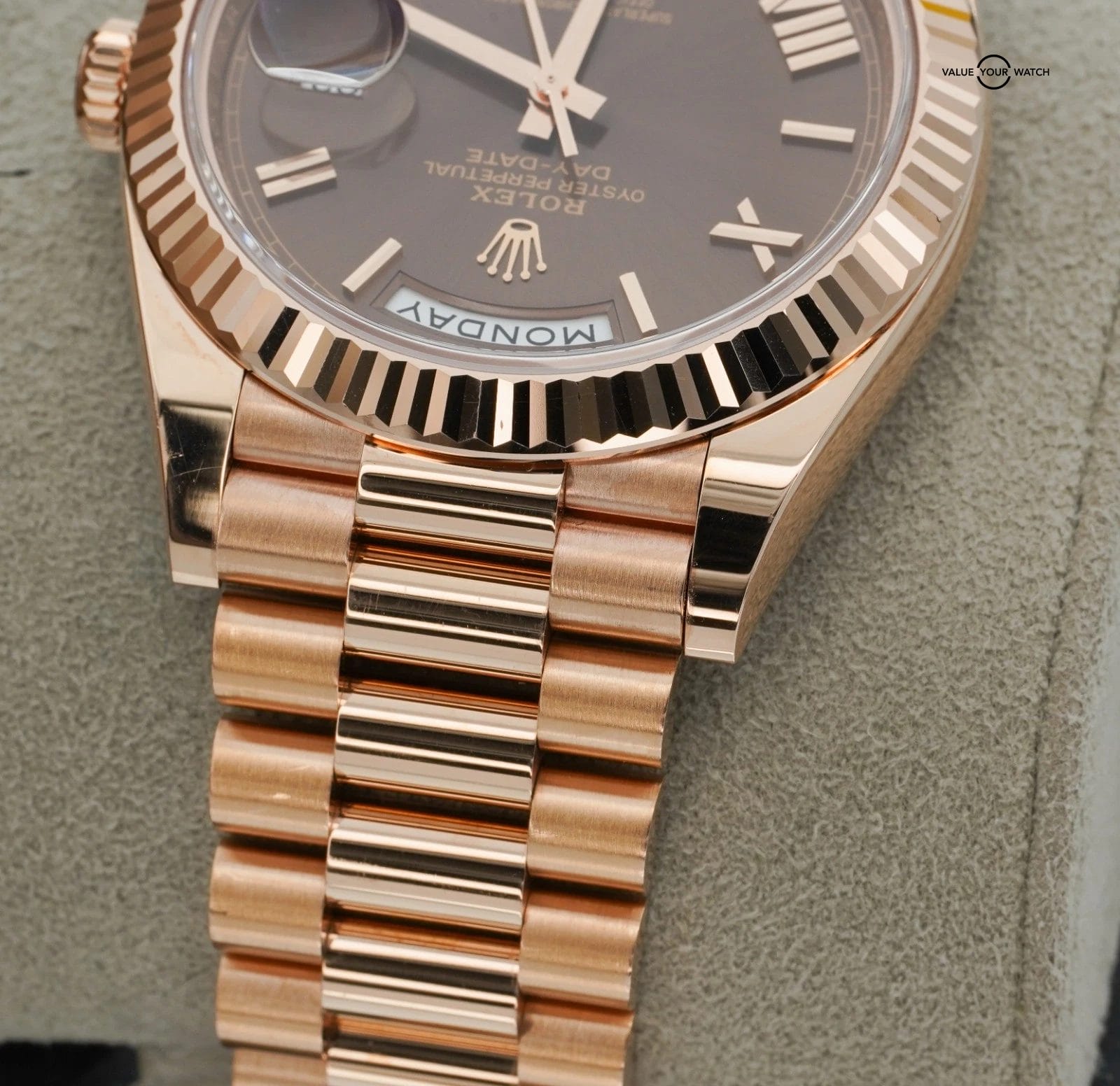 2023 Rolex Day-Date 40 President Chocolate Roman DIal 228235 BOXES/PAPERS! - Image 16