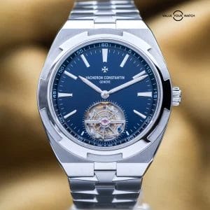 Vacheron Constantin Overseas Tourbillon 6000V Blue Dial 42.5mm Full Set w/Straps