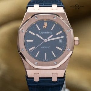 Audemars Piguet Royal Oak Rose Gold Black Dial 39mm – AP 15300OR