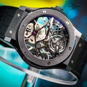 Hublot “Classic Fusion Tourbillon” | Ref. 505.CM.0140.LR | 45mm | Black Dial | 45mm | Stainless Steel | Full Set |