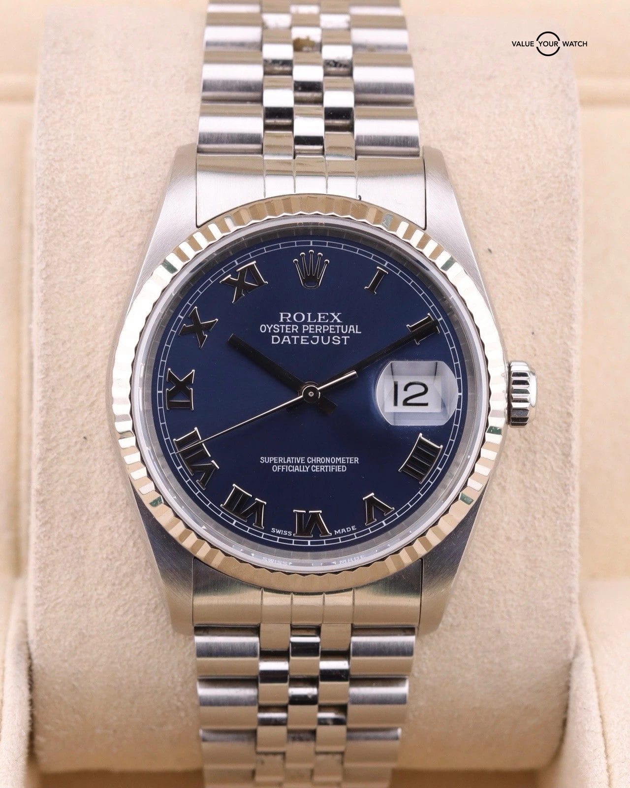 Rolex Datejust 36 Blue Roman | ref. 16234 | 2024 CPO Set