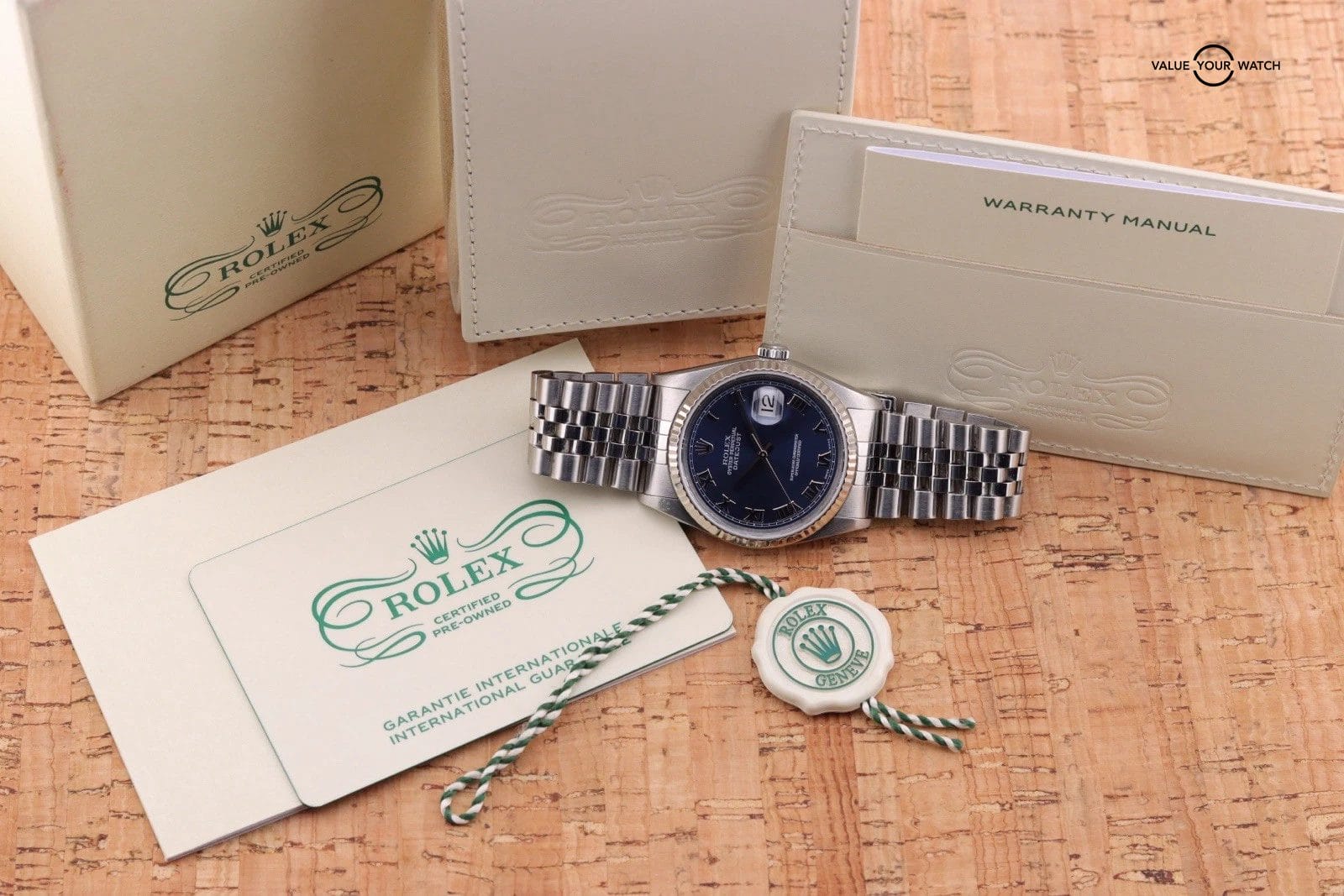 Rolex Datejust 36 Blue Roman | ref. 16234 | 2024 CPO Set - Image 3