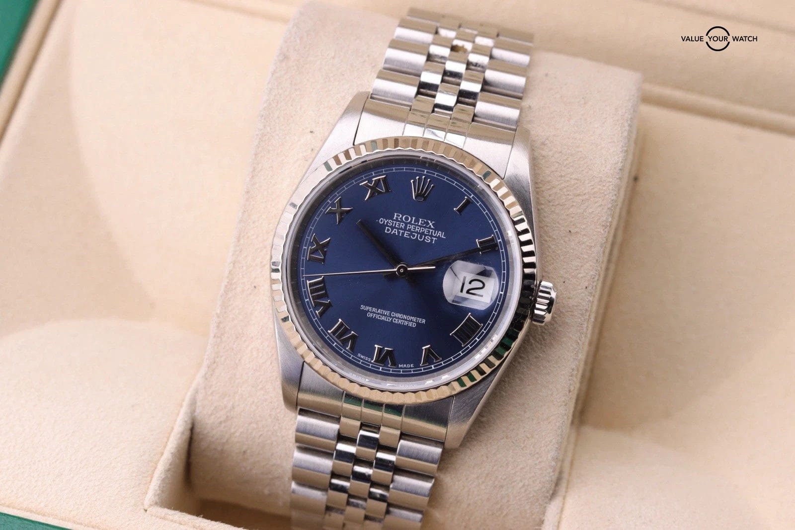 Rolex Datejust 36 Blue Roman | ref. 16234 | 2024 CPO Set - Image 4