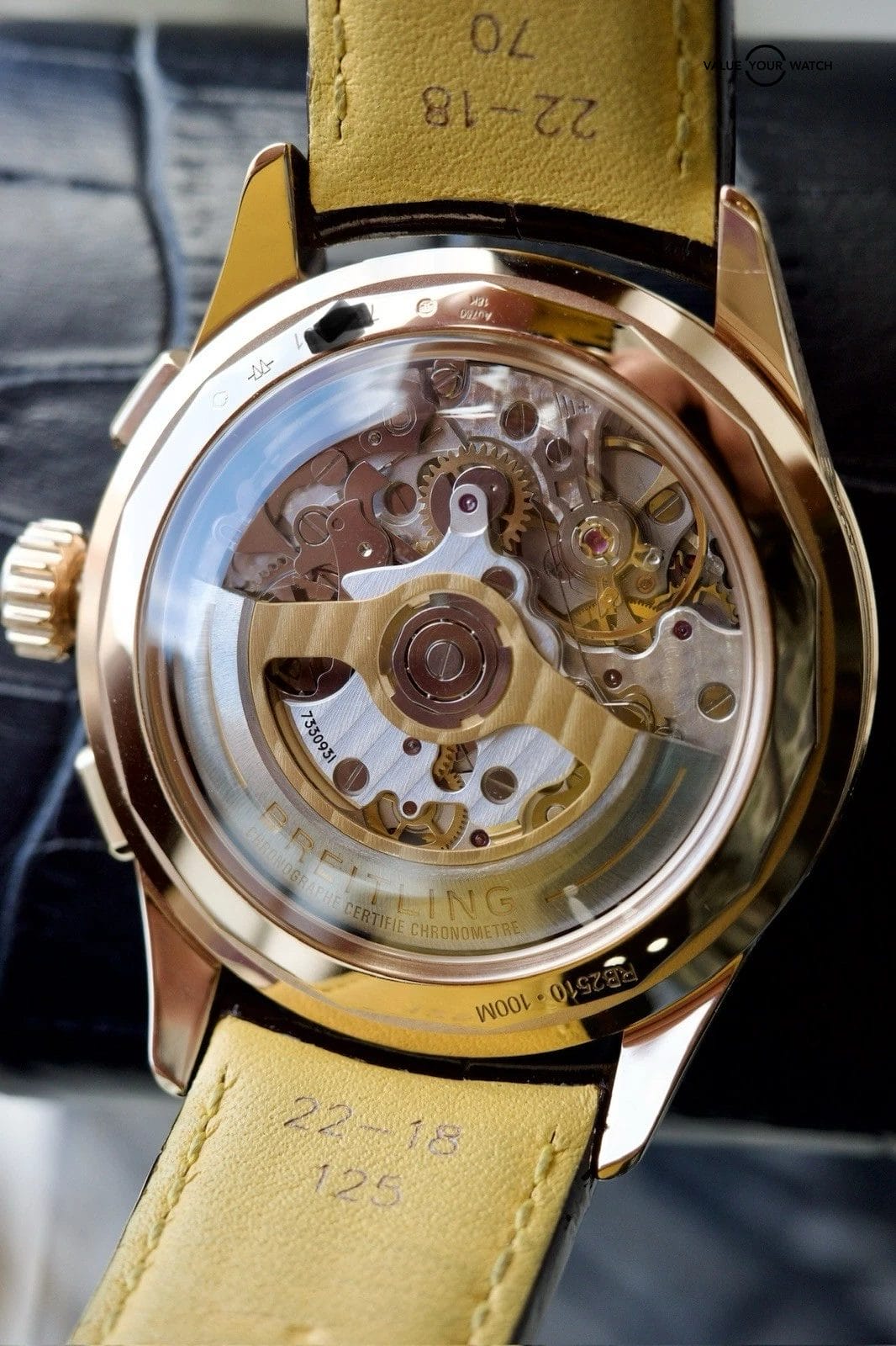 Breitling Premier B25 Datora 42 Calendar Moon-phase | ref. RB2510371G1P1 - Image 4