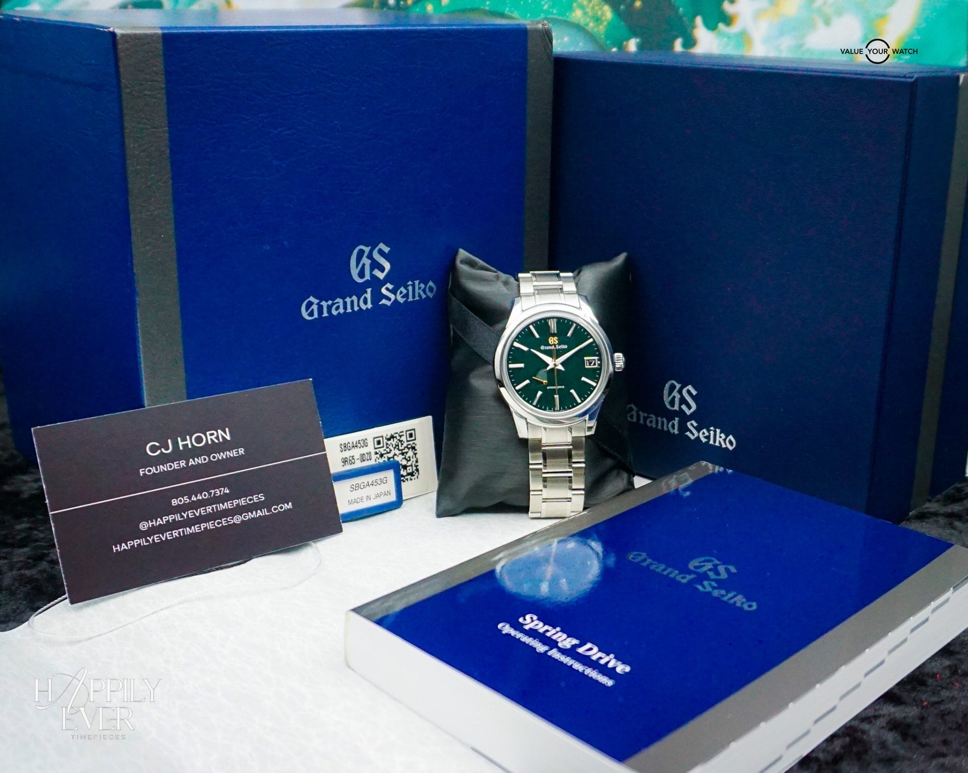 Grand Seiko “Mt. Fuji Summer Green” | Ref. SBGA453 | Spring Drive Seasons Collection | Green Dial | 40mm | Stainless Steel | 2024 | Full Set | - Image 5