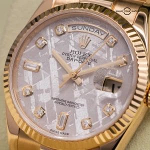 Rolex Day-Date President with Meteorite Dial, 36mm in solid 18k Yellow Gold 2011