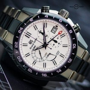 Grand Seiko “Spring Drive Chronograph Sport” | Ref. SBGC221 | Spring Drive Chronograph | White Dial | 46mm | Titanium | 2020 | Full Set |