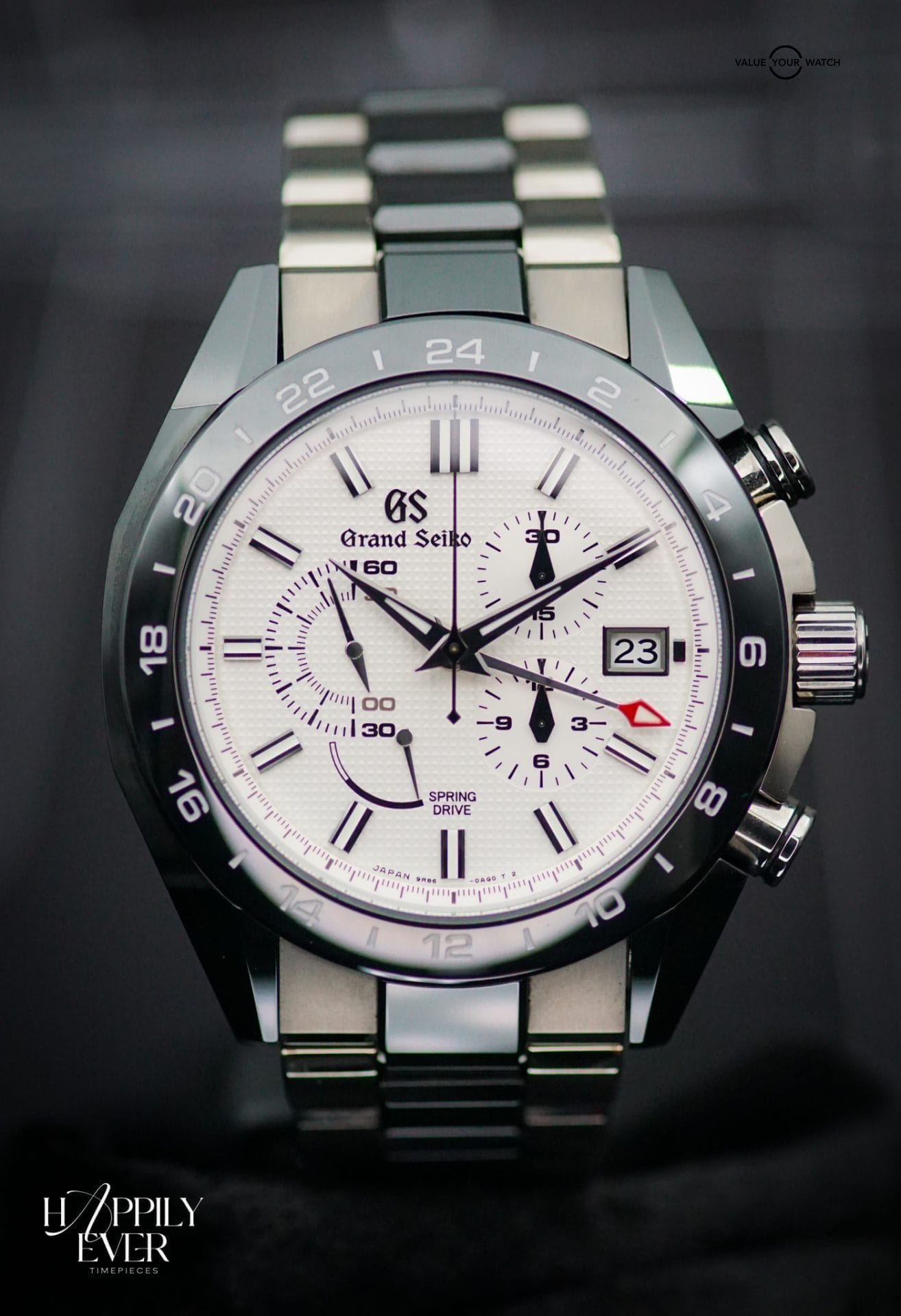 Grand Seiko “Spring Drive Chronograph Sport” | Ref. SBGC221 | Spring Drive Chronograph | White Dial | 46mm | Titanium | 2020 | Full Set | - Image 4