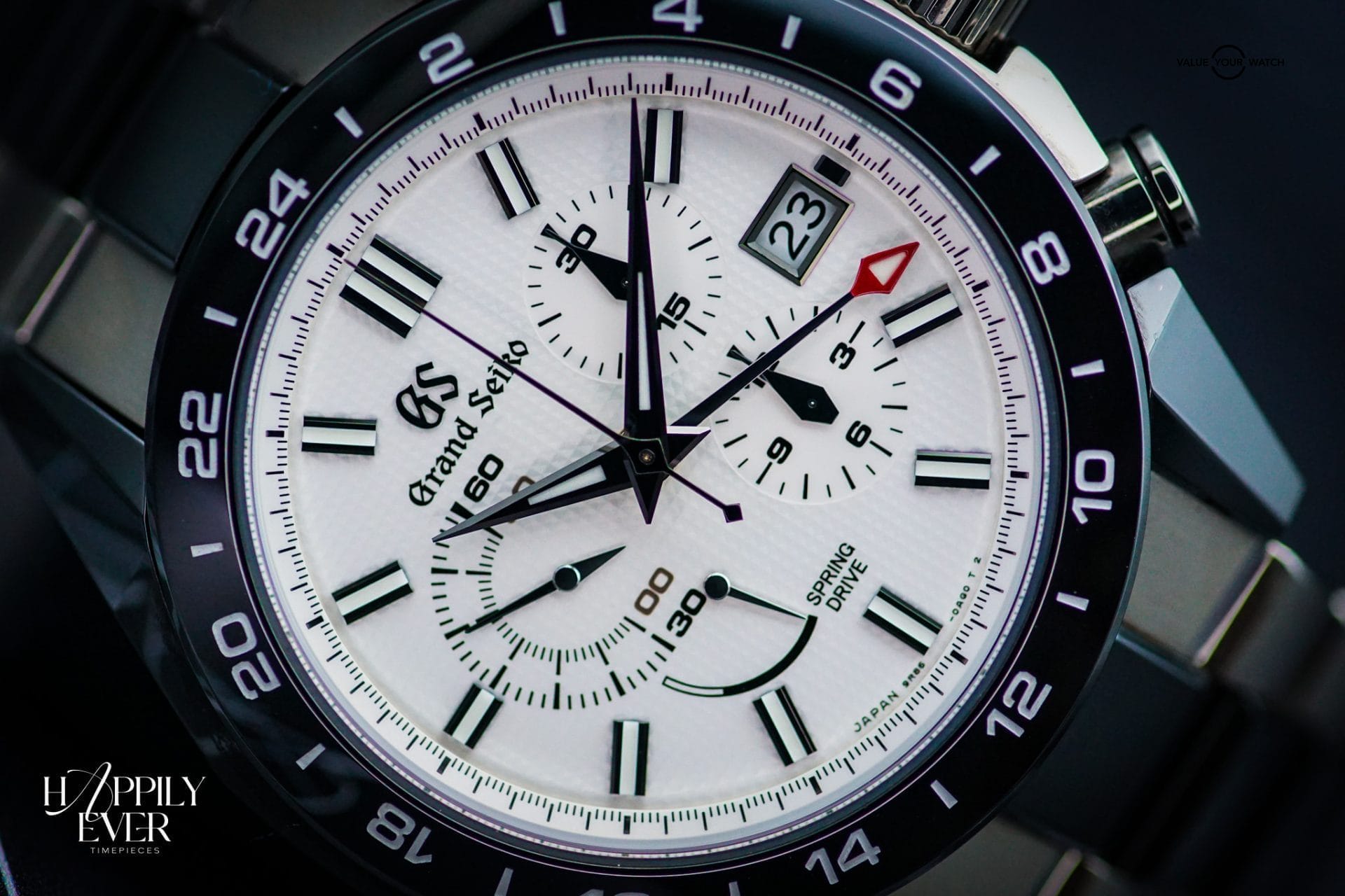 Grand Seiko “Spring Drive Chronograph Sport” | Ref. SBGC221 | Spring Drive Chronograph | White Dial | 46mm | Titanium | 2020 | Full Set | - Image 7