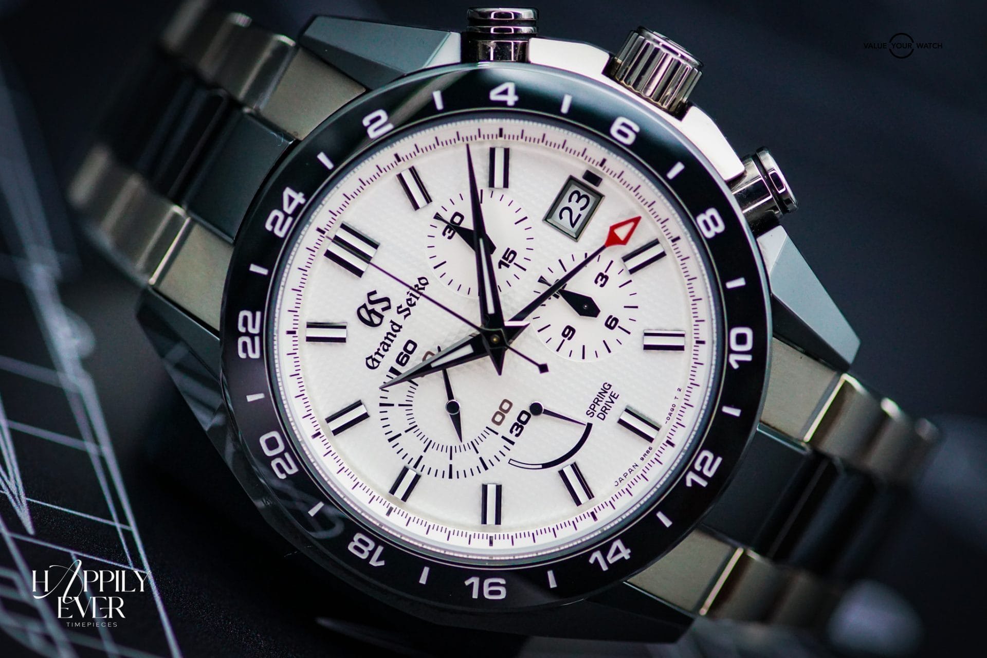 Grand Seiko “Spring Drive Chronograph Sport” | Ref. SBGC221 | Spring Drive Chronograph | White Dial | 46mm | Titanium | 2020 | Full Set | - Image 8