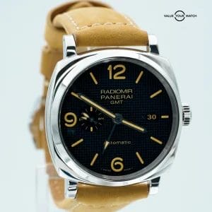 Panerai Radiomir 1940 3 Days Automatic GMT PAM00627 45mm Stainless Steel!