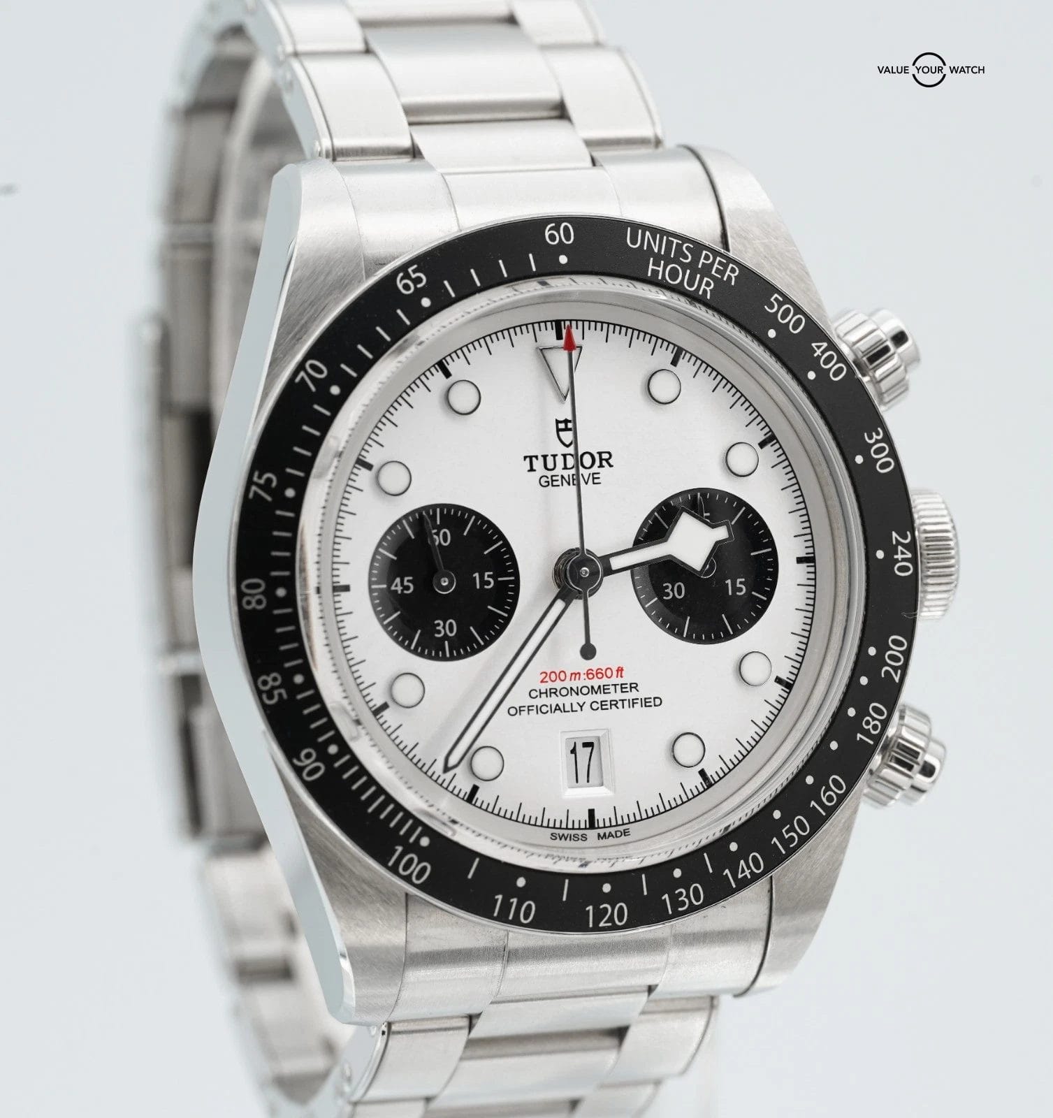 2025 Tudor Black Bay Chrono “Panda” White Dial 41mm 79360N BOXES/PAPERS! - Image 4