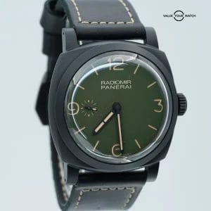 Panerai Radiomir 1940 3 Days Ceramic Military Green 48mm BOXES/PAPERS!