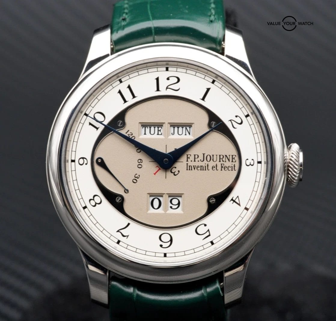 2019 FP Journe Quantième Perpétuel Dial “Sliver Chapter Ring” 42mm Platinum