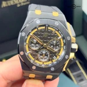 2025 Yellow Gold Black Ceramic Royal Oak Offshore Box Papers