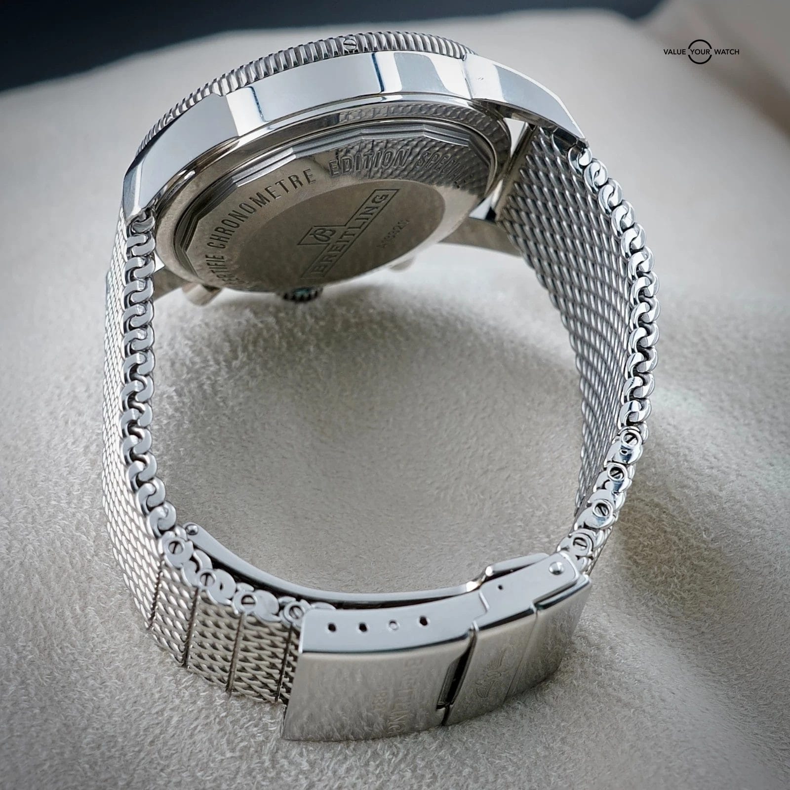 Breitling Superocean Heritage A13320 Chrono Cream/Silver Dial Bracelet -FULL SET - Image 9