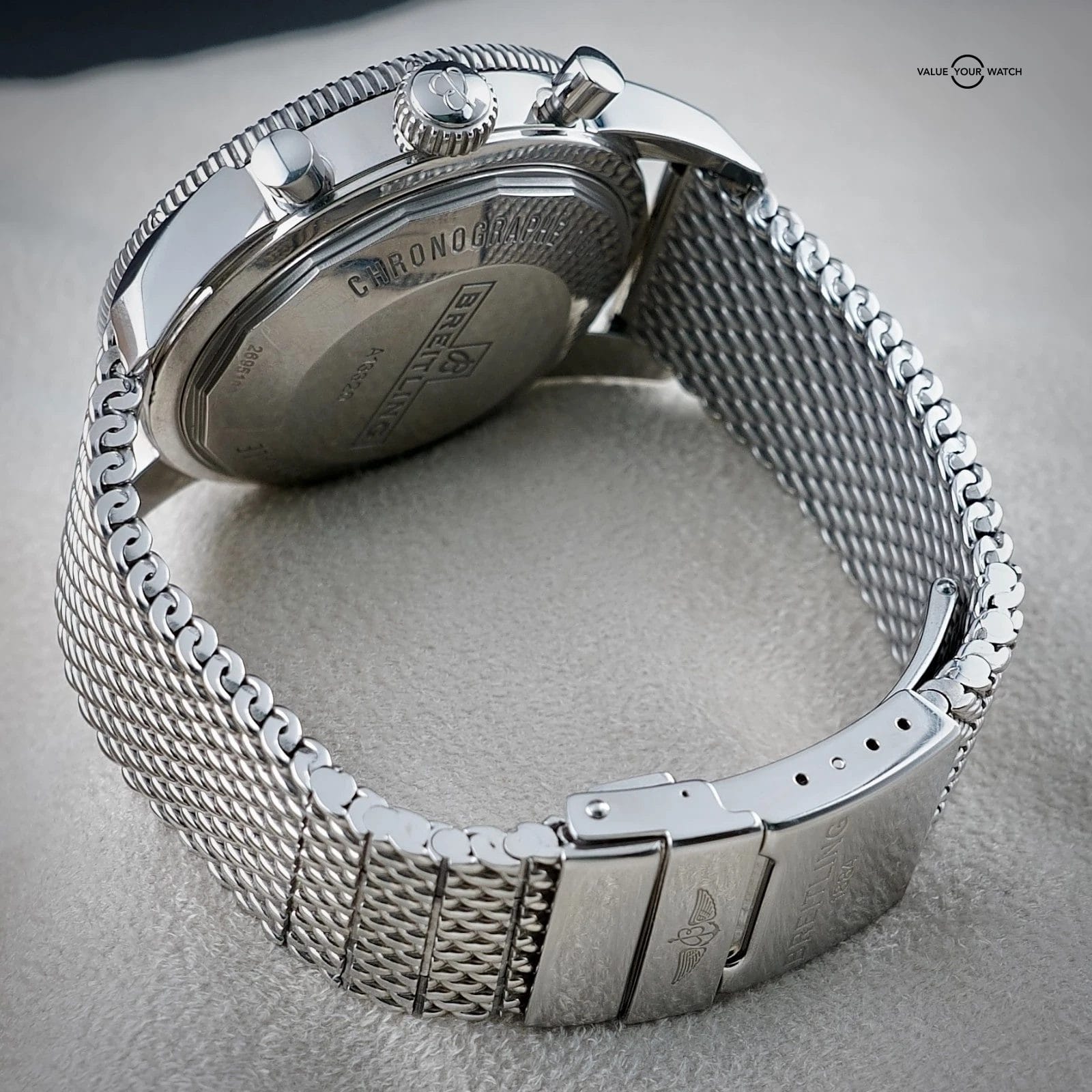 Breitling Superocean Heritage A13320 Chrono Cream/Silver Dial Bracelet -FULL SET - Image 10