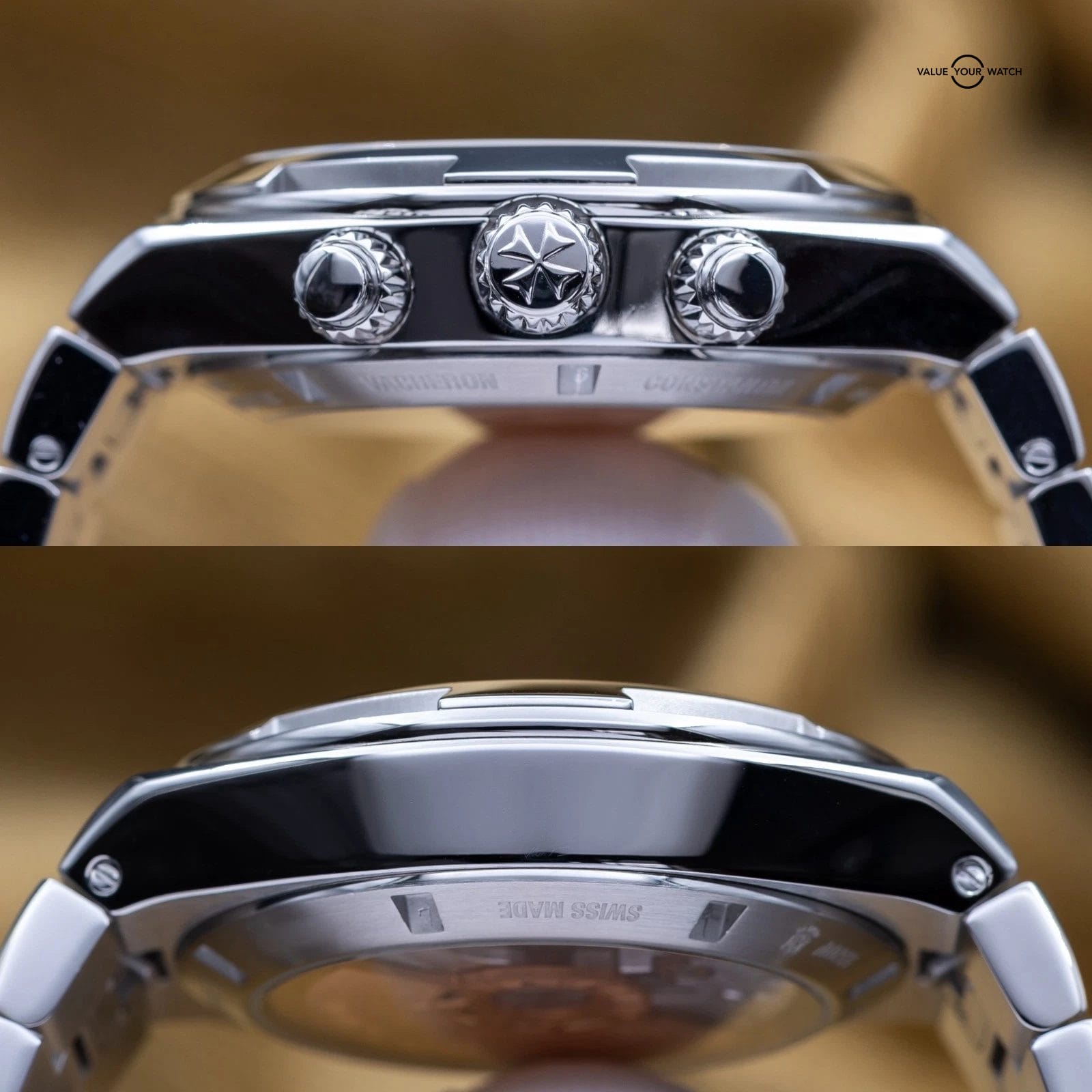 Vacheron Constantin Overseas Chronograph 5500V Blue Dial 42mm Full Set w/Straps - Image 10