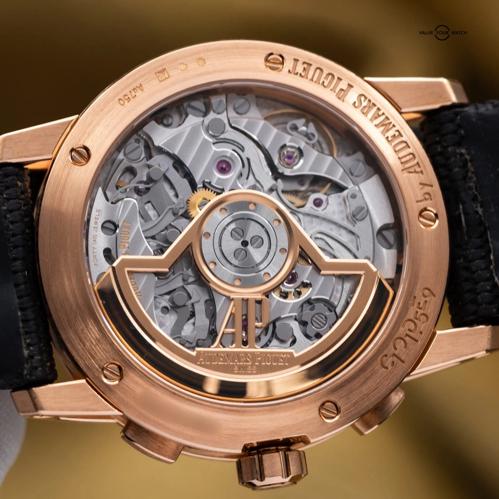 Audemars Piguet Code 11.59 Chrono 41mm Rose Gold Smoked Blue - 26393OR Full Set - Image 14