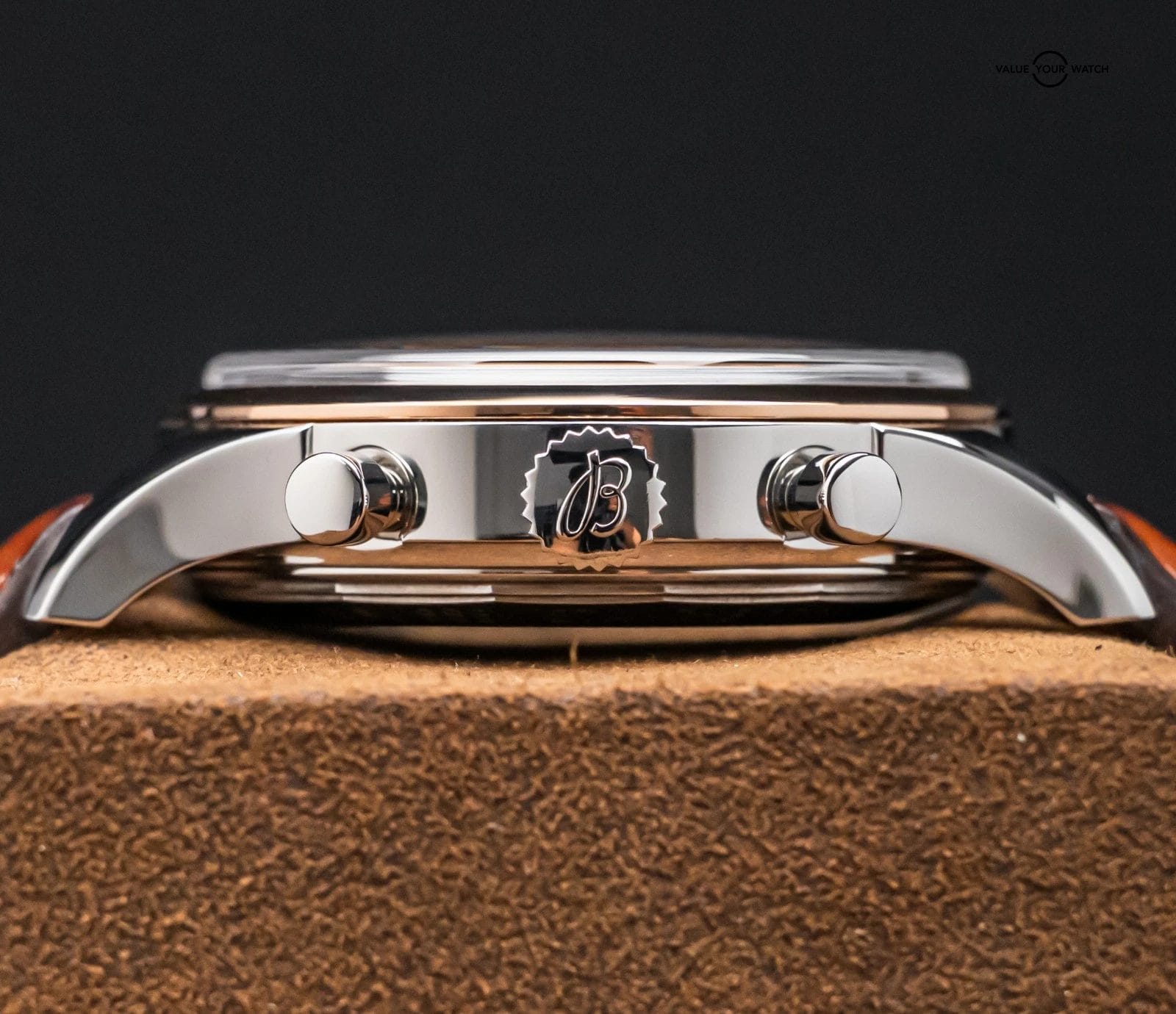 Breitling Transocean Chronograph 43mm Rose Gold Complete Set Bronze Dial UB0152 - Image 11